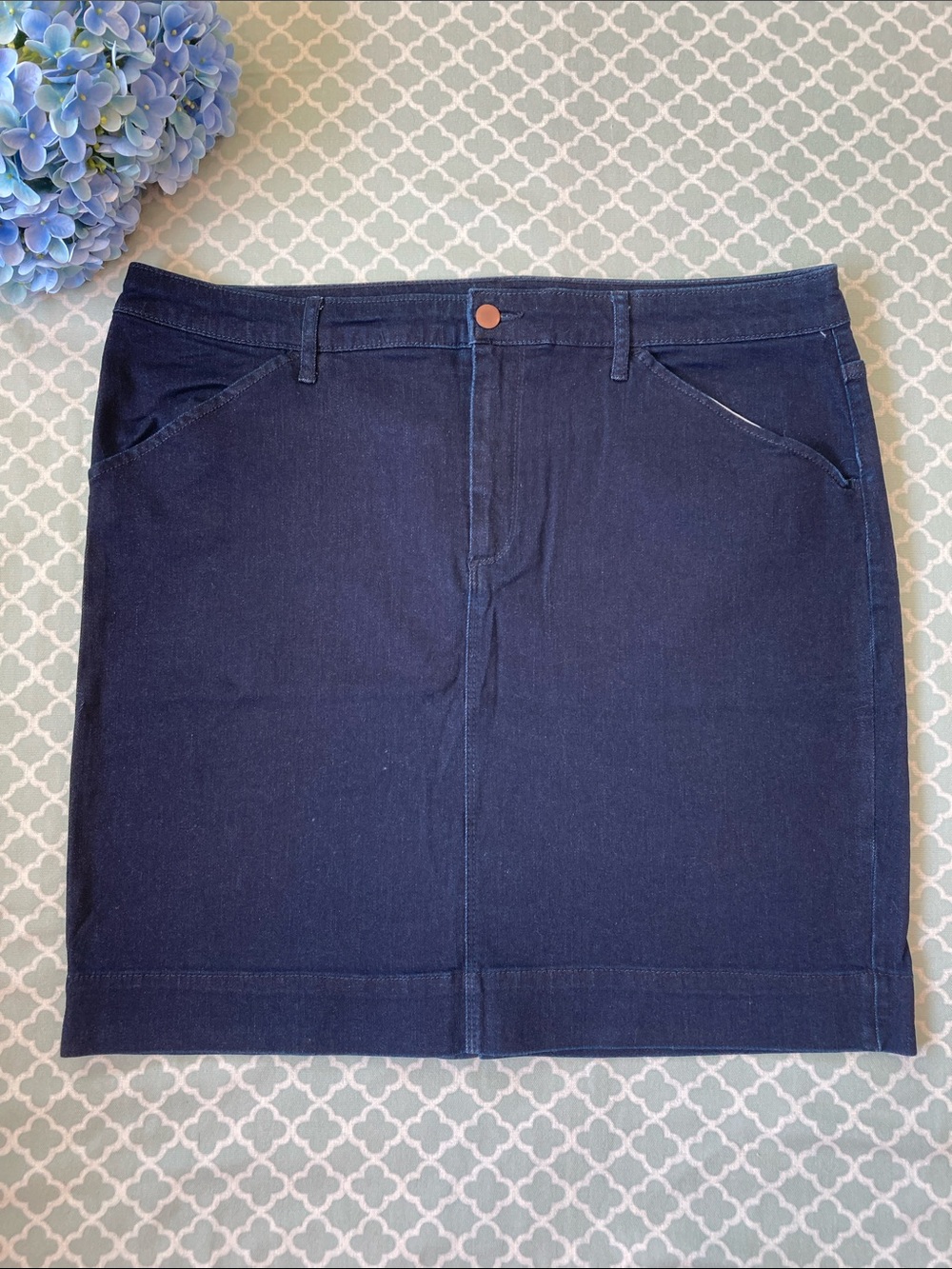 A New Day Denim Pencil Skirt 18